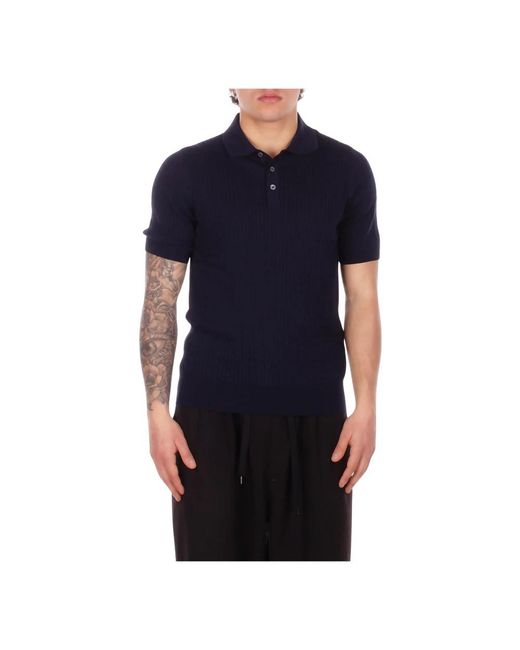 Tagliatore Blue Polo Shirts for men