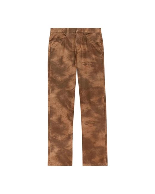 Isabel Marant Brown Straight Trousers for men