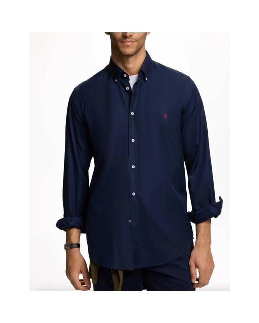 Carolina Herrera Blue Casual Shirts for men
