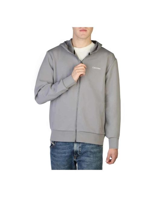 Sweatshirts & hoodies > zip-throughs Calvin Klein pour homme en coloris Gray