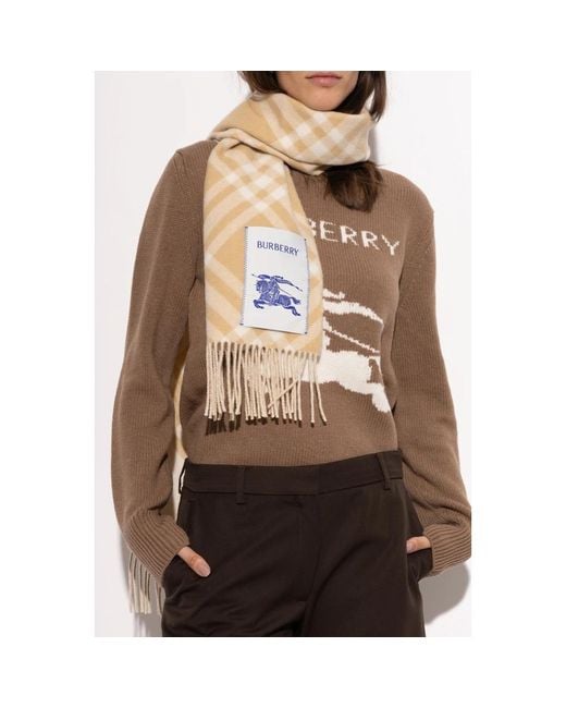 Burberry Natural Winter Scarves