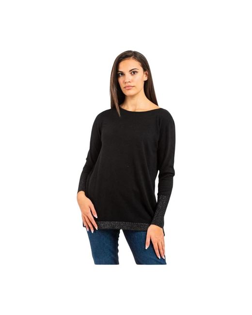Gas Black Round-Neck Knitwear
