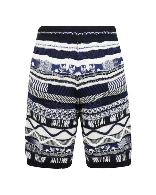 Laneus Blue Casual Shorts for men