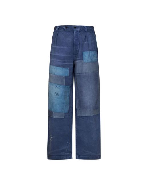 Polo Ralph Lauren Blue Wide Trousers for men