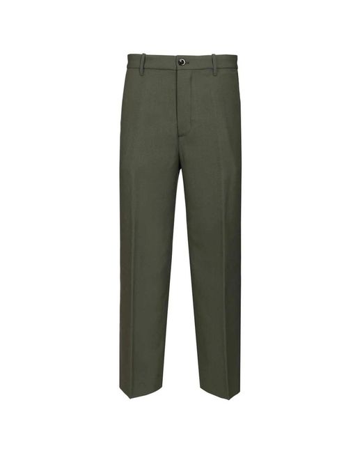 Nine:inthe:morning Green Suit Trousers for men