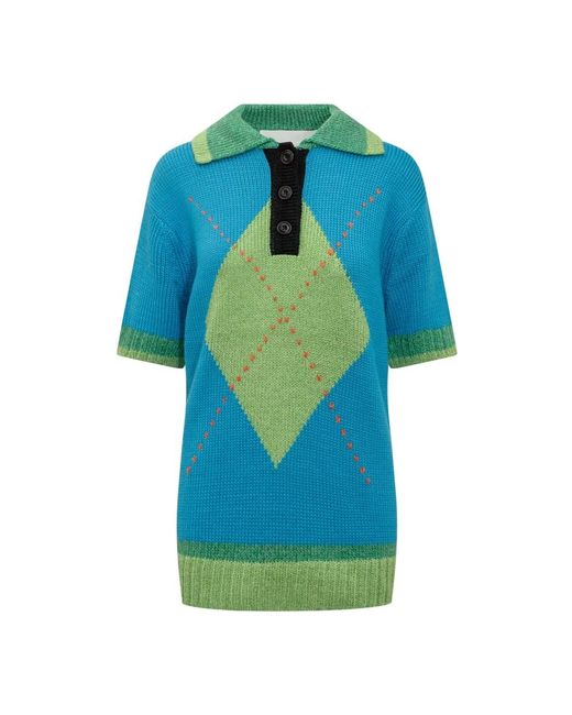 ANDERSSON BELL Blue Long Knitwear