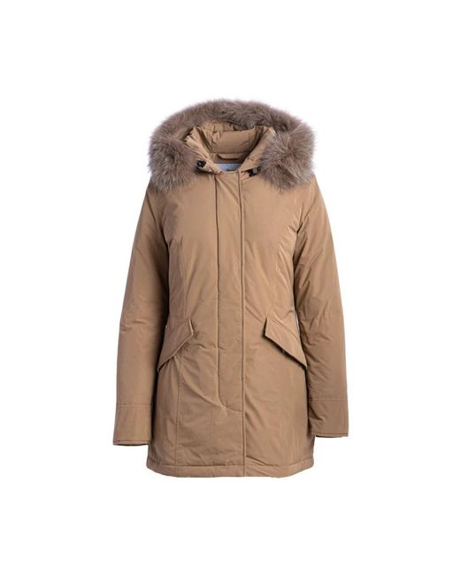 Woolrich Brown Winter Jackets