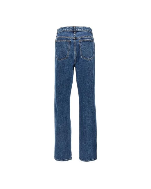 Khaite Blue Bootcut Jeans