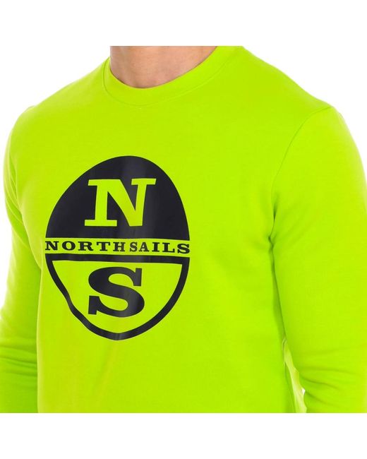 North Sails Yellow Sweatshirts for men