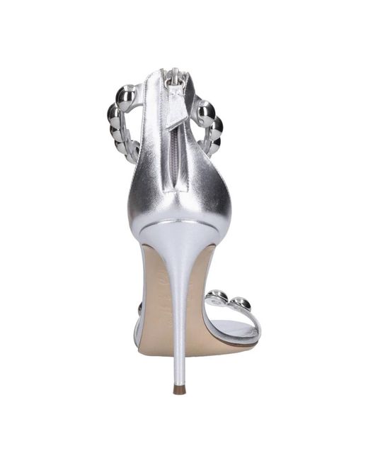 Casadei Metallic Sandals