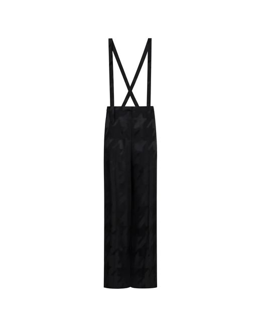 Wide Trousers PT Torino de color Black