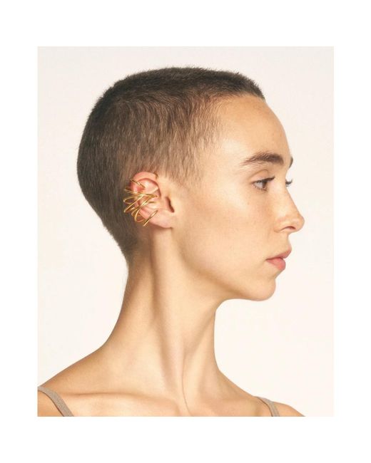 Earrings Panconesi de color Metallic