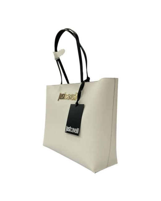 Just Cavalli Metallic Shopping Bags