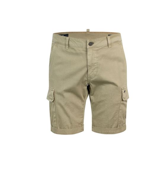 Mason's Green Casual Shorts for men