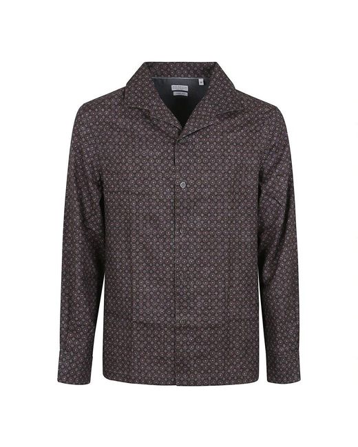 Brunello Cucinelli Stilvolles Herrenhemd in Gray für Herren