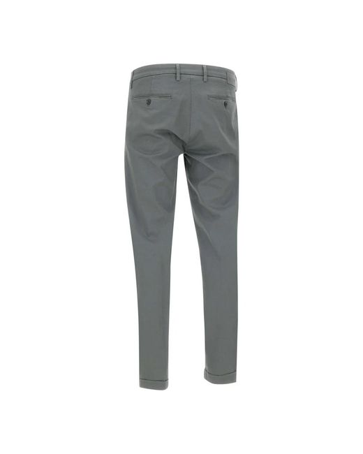 Re-hash Gray Straight Trousers for men