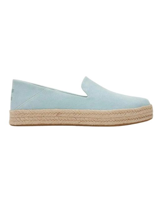 TOMS Blue Loafers