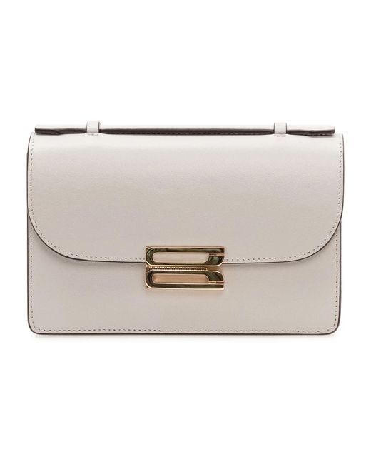 Victoria Beckham Natural Shoulder Bags