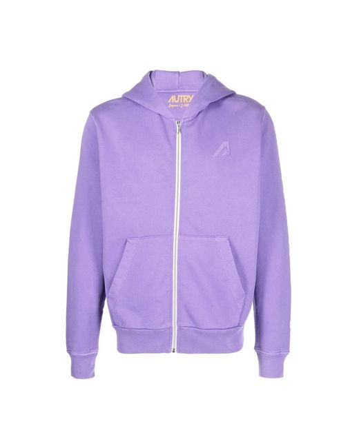 Autry Purple Zip-Throughs for men