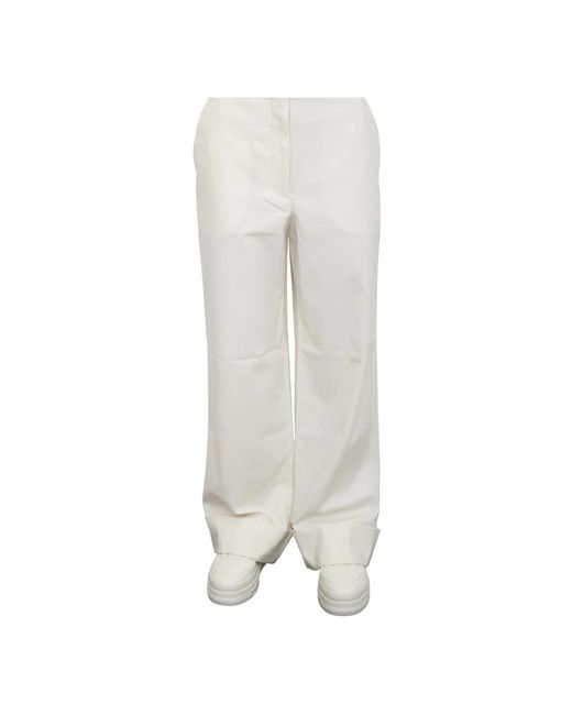 ARMANI EXCHANGE Gray Wide Trousers