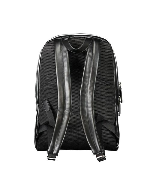 Calvin Klein Schwarzer polyester-rucksack | ca-33621 in Black für Herren