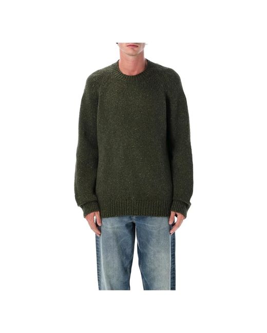 A.P.C. Green Round-Neck Knitwear for men