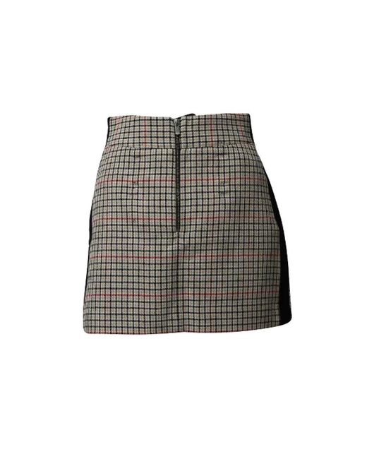 Maje Gray Short Skirts