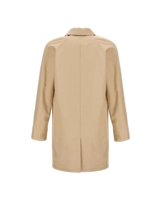 A.P.C. Natural Single-Breasted Coats for men