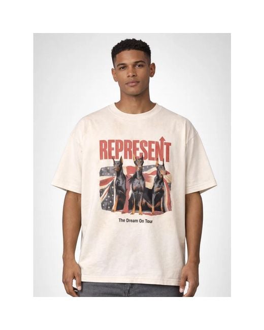 T-Shirts Represent de hombre de color Pink