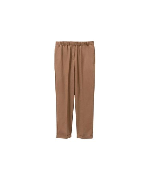 Cropped Trousers ROSSO35 en coloris Brown