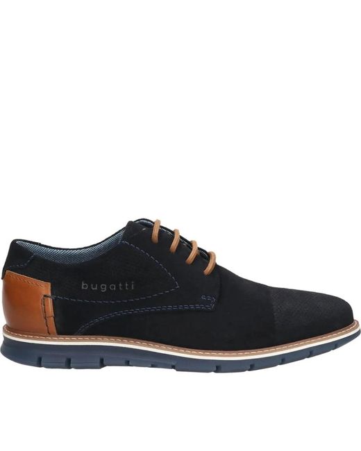 Laced Shoes Bugatti de hombre de color Blue
