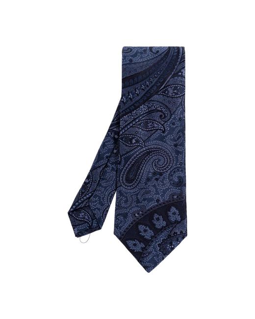 Ties Etro pour homme en coloris Blue