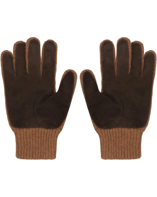 Moorer Brown Gloves for men