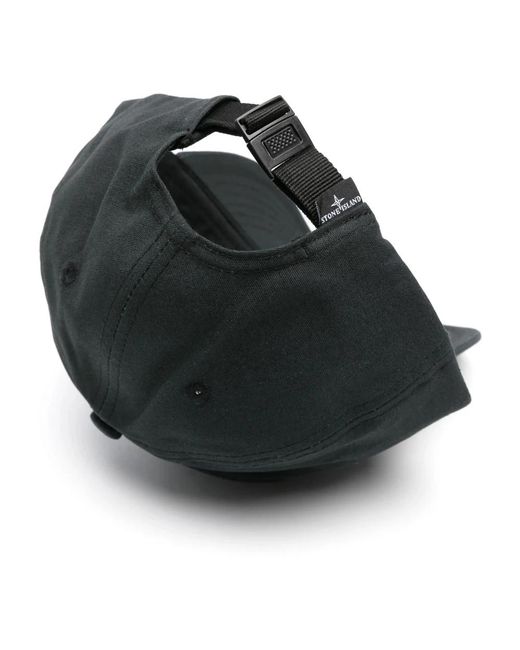 Stone Island Black Caps for men