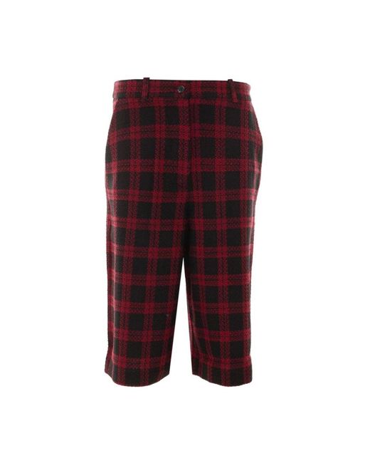 Pinko Red Bermudas