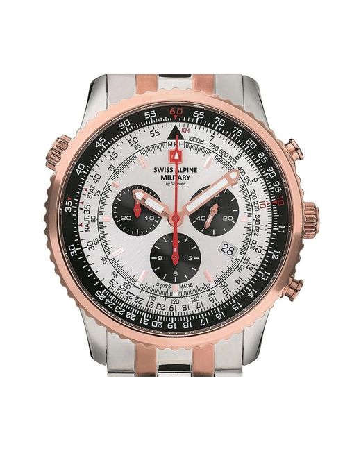 Swiss Alpine Military Metallic Watches for men