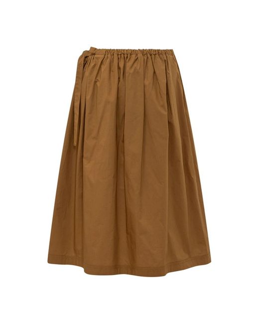 Pinko Brown Midi Skirts