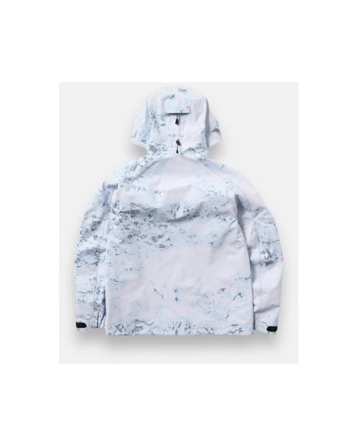 And Wander Jassen ,Blauw ,Bergprint Waterdichte Jas in het Blue voor heren