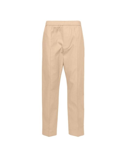 Lanvin Natural Straight Trousers for men