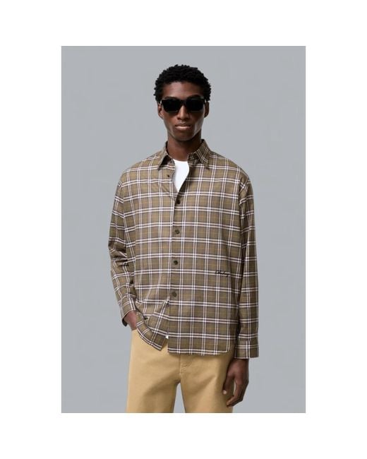 Burberry Brown Casual Shirts for men