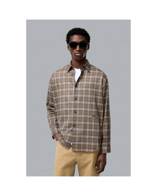 Burberry Radmar Check Shirt in het Brown voor heren