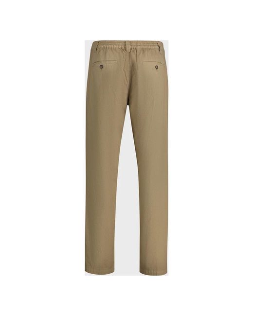 Re-hash Natural Straight Trousers for men