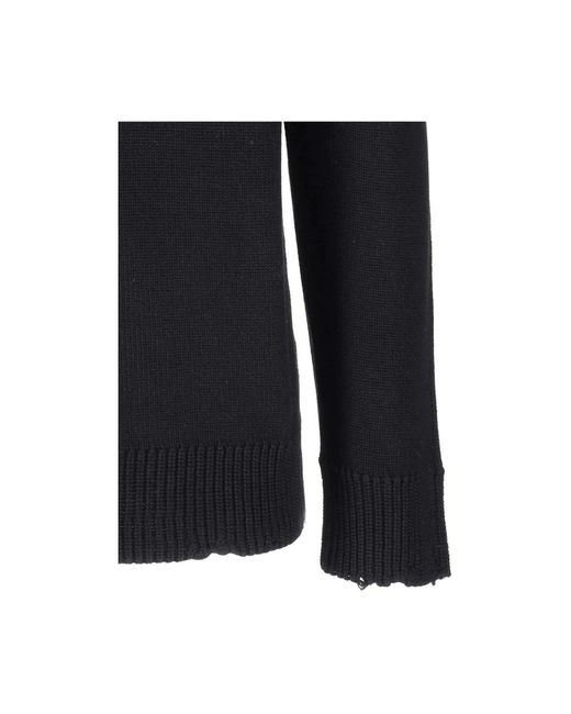 Laneus Blue Round-Neck Knitwear for men