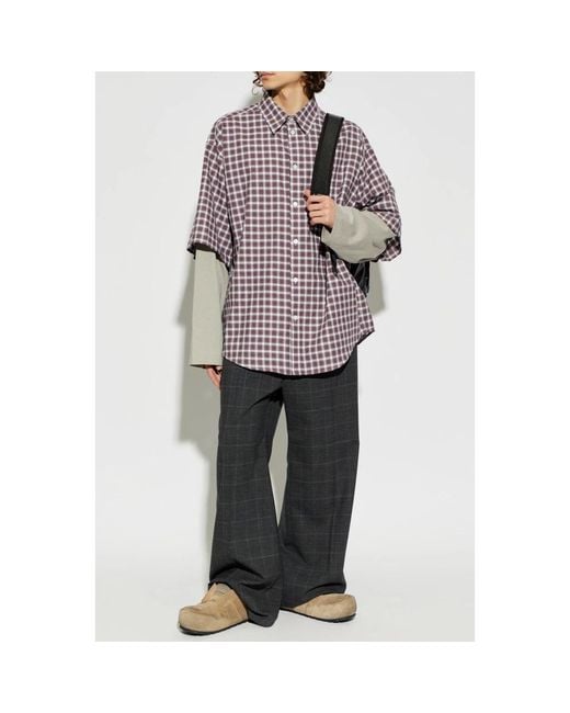 Balenciaga Blue Casual Shirts for men