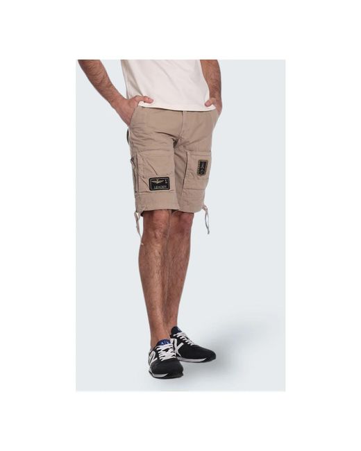 Aeronautica Militare Natural Casual Shorts for men