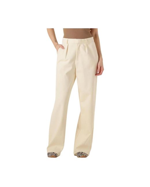 Notre-v Broeken ,Elegante Pantalon Voor Vrouwen in het Natural