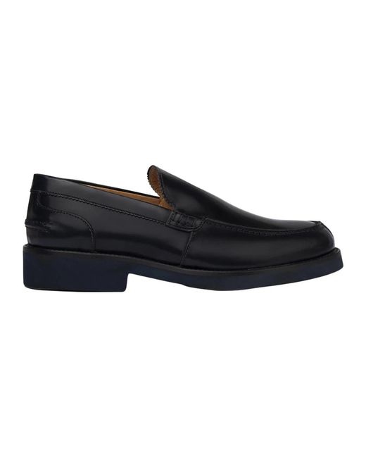 Exton Blaue College-Slipper in Blue für Herren