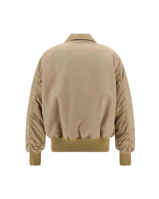 Palm Angels Bomber Jackets in het Natural voor heren