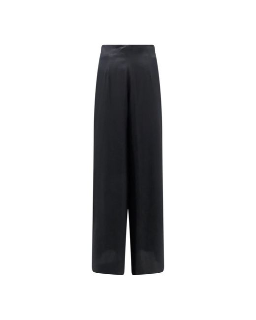 Erika Cavallini Semi Couture Black Straight Trousers