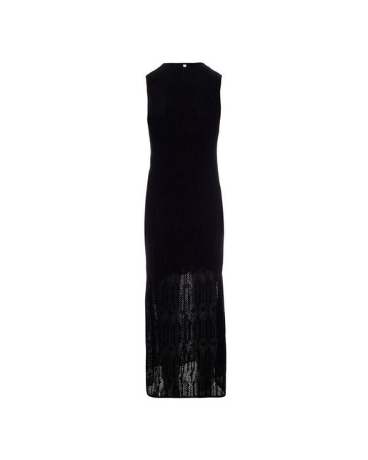Liu Jo Black Knitted Dresses